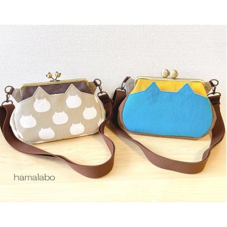 【HA-1802】18cm/角型口金/(新リボン×アンティークゴールド)