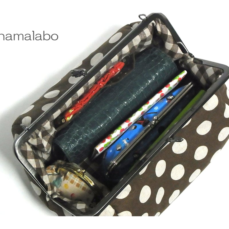 KT-3003】がま口俵型バッグの型紙＆レシピ【27cm用】 | Hamalabo-2nd