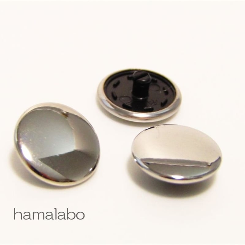 HA-587】スナップボタン メタリック(シルバー) | Hamalabo-2nd /がま口