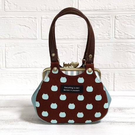 【対象口金購入で無料ダウンロード】12cm角型口金用(丸底あおりポーチ)/嬢さんの型紙(KT-S2006)