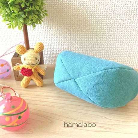 【KT-2153】☆アーチ窓＆マチ別タイプ☆推しぬい用がま口ポーチの型紙＆レシピ【9.9cm/くし型用】