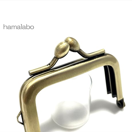 8月8日販売開始！アウトレット！【HA-b1225】5.5cm口金/ナツメひねり(アンティークゴールド)　5本セット