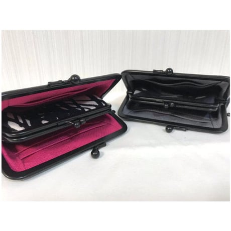 廃盤大特価セール！【HA-b1214】親子口金12cm(竹の根ひねり×ブラック)マット加工