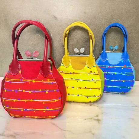 【HA-2407】12cm角型口金/天然石風のストーン(ピンク)/アンティークゴールド