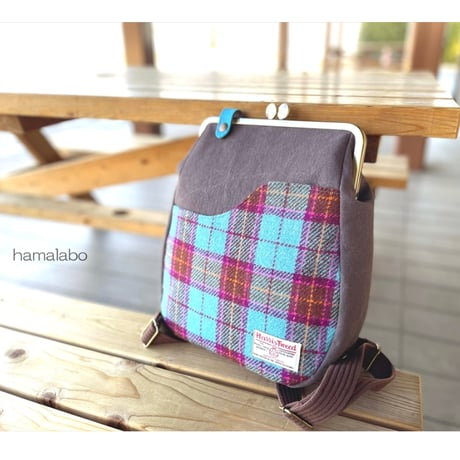 4月2日販売開始！【KT-2128】がま口リュック(丸型)の型紙＆レシピ【24cm/角型用】