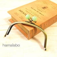 廃盤大特価セール！【HA-2017】12.5cmくし型(足長)/(オーロラグリーン×アンティークゴールド)