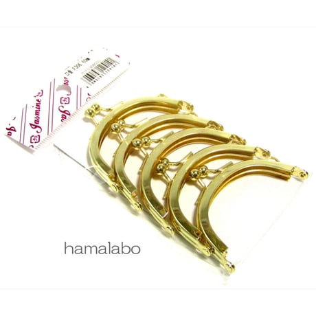 【HA-1716】6cm口金/(ゴールド)　5本セット