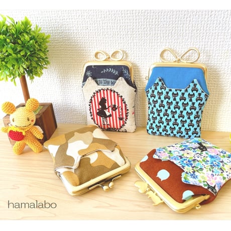7月1日販売開始！サービス特価品＆限定【HA-2446-S】7.5cm/角型口金(リボン×ソフトピンク)