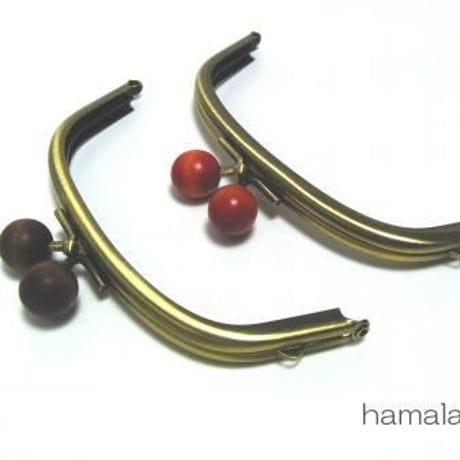 【KT-2007】☆コロリン型(4枚タイプ)☆がま口小物入れの型紙＆レシピ【12.5cm/くし型用】