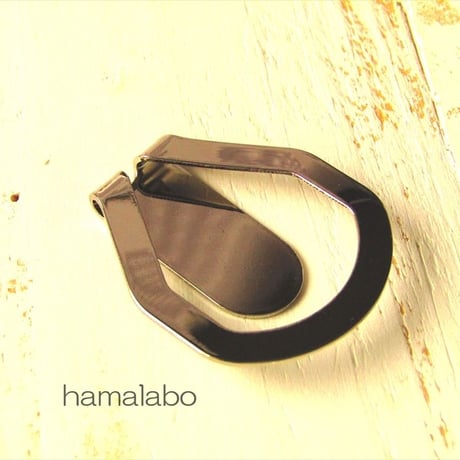 【HA-636】<身に付けるがま口>ぶら下げ用ベルトフック＆帯フック(シルバー)