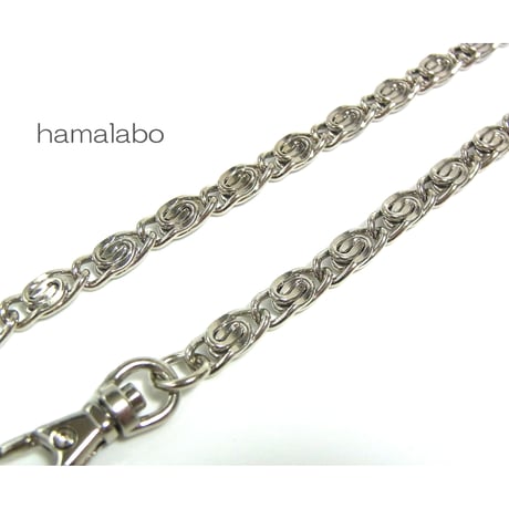 【HA-503】肩かけ用デザインチェーン120cm(シルバー)