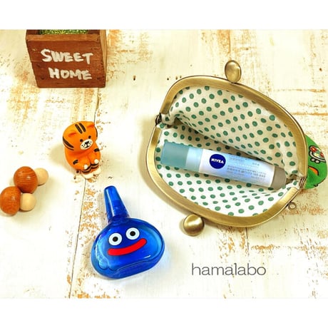 【HA-1955】碁石口金/10cmくし型(ブラック)