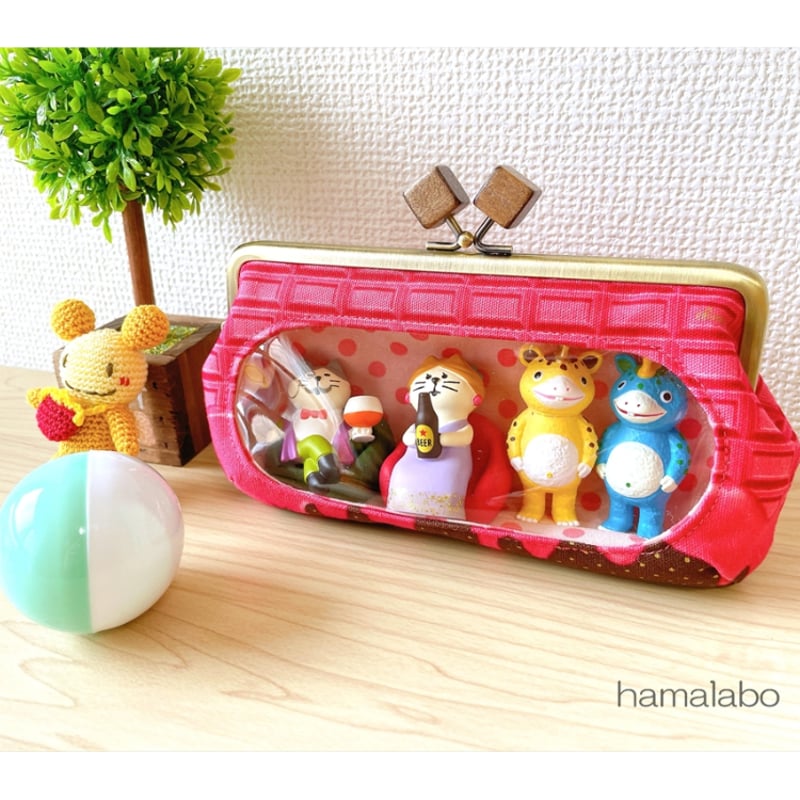 10月28日販売開始！【KT-2157】横長サイズ版！推しぬい用がま口ポーチ