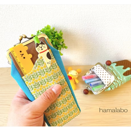 【HA-2271】7.5cm/角型/ナツメひねり(ゴールド)　5本セット