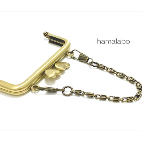 【HA-683】持ち手用ミニミニチェーン16cm(アンティークゴールド)/5本セット