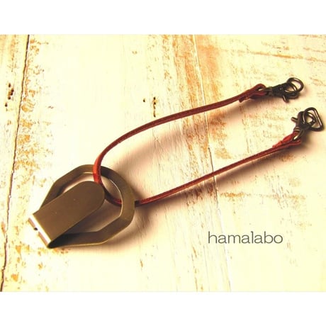 【HA-636】<身に付けるがま口>ぶら下げ用ベルトフック＆帯フック(シルバー)