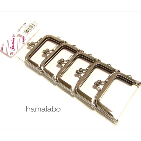 【HA-1693】5.5cm口金/(シルバー)　5本セット