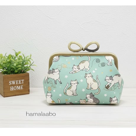 6月23日販売開始！限定＆特価品！【HA-2588】リボン口金/10cm角型Sサイズ(シルバー)