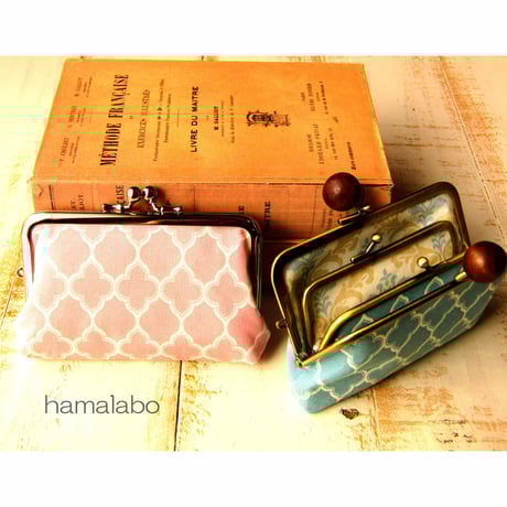 【HA-2282】親子口金 12cm(リス×茶色のどんぐり)アンティークゴールド