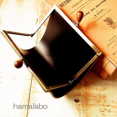 【対象口金購入で無料ダウンロード】KT-2076 縫わずに作れる！がま口マスクケース(マスク置き)の型紙＆レシピ【12cm浮き足用】