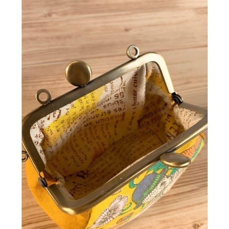 【KT-1047】☆コロリン型(3枚タイプ)☆がま口財布＆お薬ケースの型紙＆レシピ【8.5cm用】