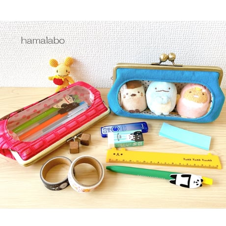 【HA-1848】16.5cm口金/(バットつまみ×グレー)マット加工