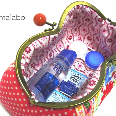 【HA-174】メガネ型(白玉×アンティークゴールド)