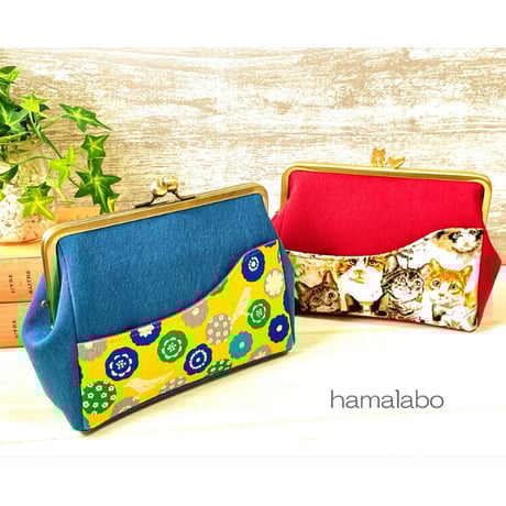 【HA-1375】18cm/角型(スマイル君ゴールド×ゴールド)・カン付き