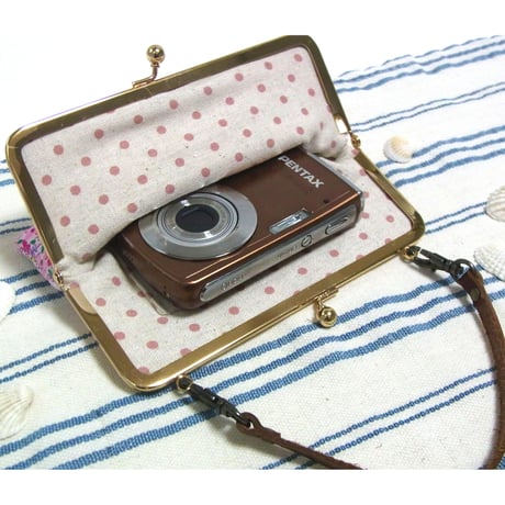 【HA-2167】15cm/角型(茶色の木オーバル×アンティークゴールド)・カン付き