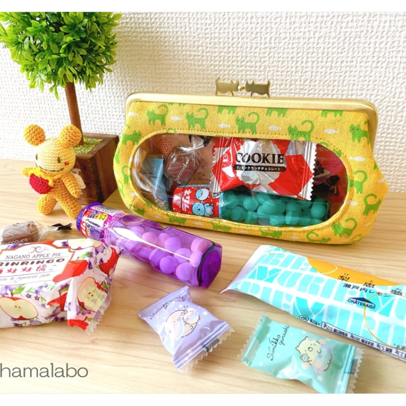 10月28日販売開始！【KT-2157】横長サイズ版！推しぬい用がま口ポーチ