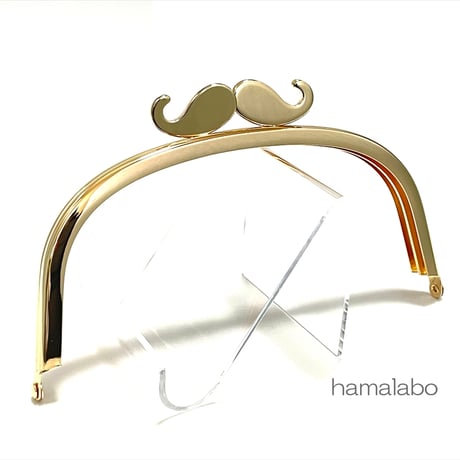 限定＆特価品！1本288円！【HA-2556】ヒゲ口金/15cmくし型(ゴールド)