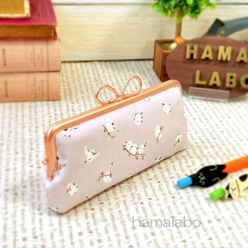 KT-1002】がま口ペンケースの型紙＆レシピ【16.5cm用】 | Hamalabo-2n