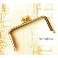 【HA-1904】12cm/角型(シルバー×ゴールドスター)