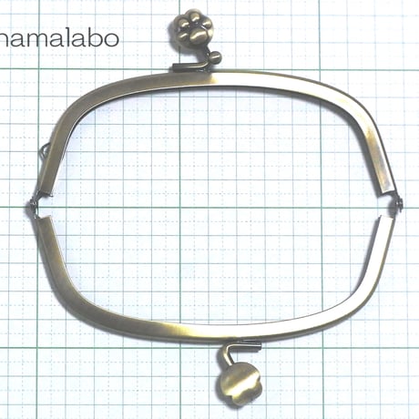 【HA-199】12.5cm/くし型(肉球)・アンティークゴールド