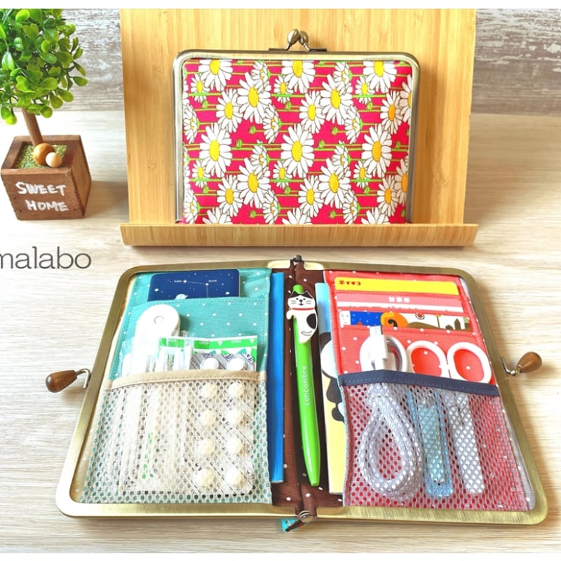 10月28日販売開始！【KT-2135】【横開き】メッシュ式がま口マルチ