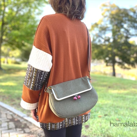 廃盤復活！特価品！【HA-1792】24cm角型口金(新リボン×ブラック)＋(プラス)