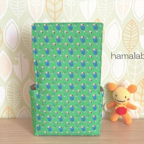 【KT-2123-SET】がま口ミニリュックの型紙＆レシピ(リュックインバッグの型紙＆レシピ付き)【18cm/角型用】