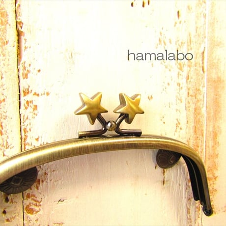 【HA-1969】12.5cm/くし型(メタルスター×アンティークゴールド)