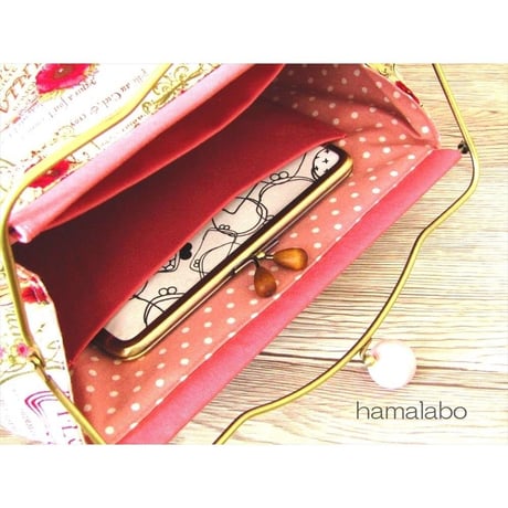 在庫調整で今だけ50％引き！【KT-2053】ベンリーがま口式シンプルバッグの型紙＆レシピ【28cm用】