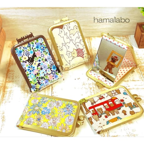 【HA-2012】ハート口金 7.5cm角型/足長タイプ (ブラック)