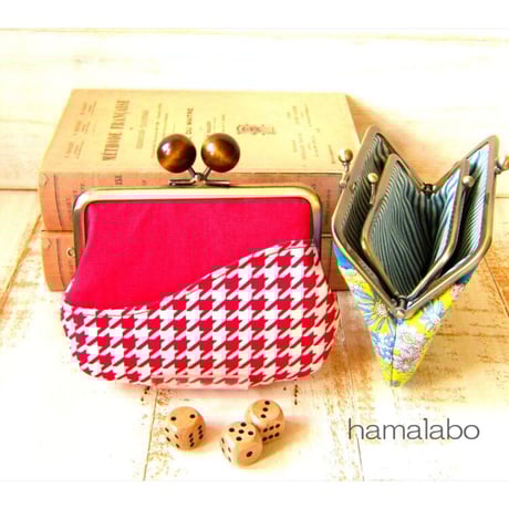 【HA-2282】親子口金 12cm(リス×茶色のどんぐり)アンティークゴールド