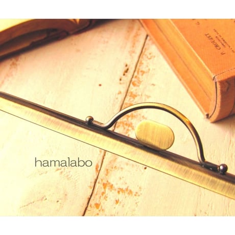 7月20日販売開始！【HA-1842】アウトレット 持ち手付きの押し口金17.7cm/角型(アンティークゴールド)
