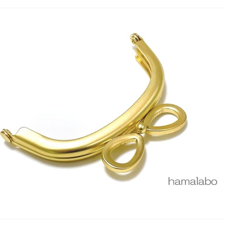 9月1日販売開始！サービス特価品＆限定【HA-2600】リボン口金/7.5cmくし型(ソフトゴールド)