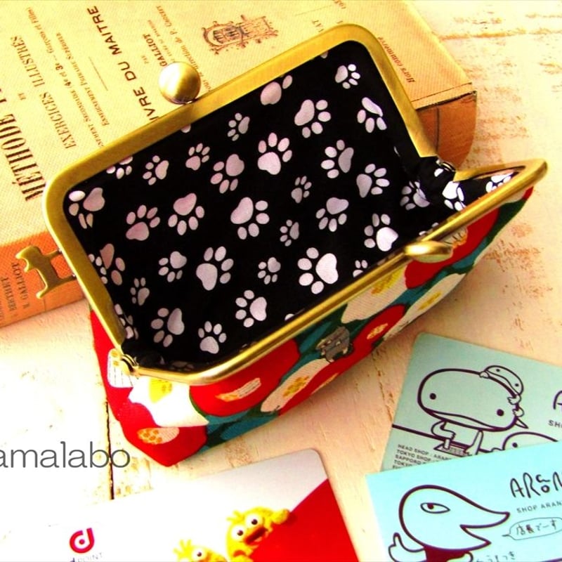 KT-2068】大容量版！がま口カードケースの型紙＆レシピ【12cm/角型用