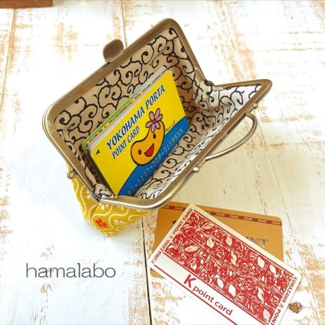 【HA-1573】持ち手付きの押し口金12cm/角型(アンティークゴールド)