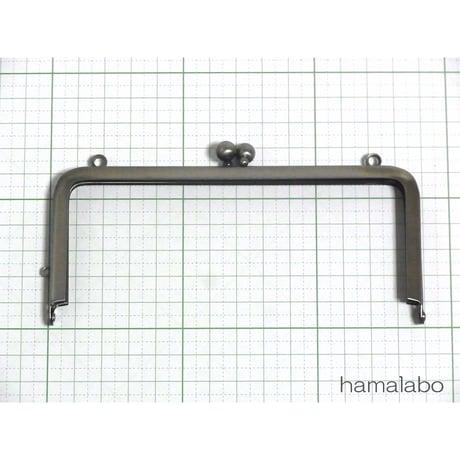【HA-1394】13.5cm/角型口金(アンティークゴールド)カン付き