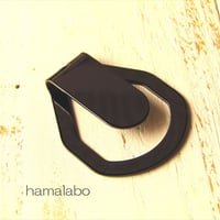【HA-637】<身に付けるがま口>ぶら下げ用ベルトフック＆帯フック(ブラック)