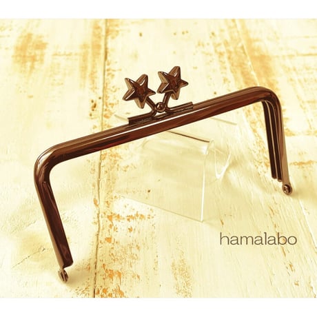 【HA-1905】12cm/角型(ブラック×ブラックスター)