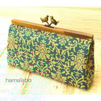 【KT-2050】浮き足で作る！がま口ポーチの型紙＆レシピ【19cm浮き足用】