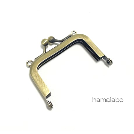 限定口金＆特価！【HA-2541】5.5cm口金/カン付き/(アンティークゴールド)　5本セット